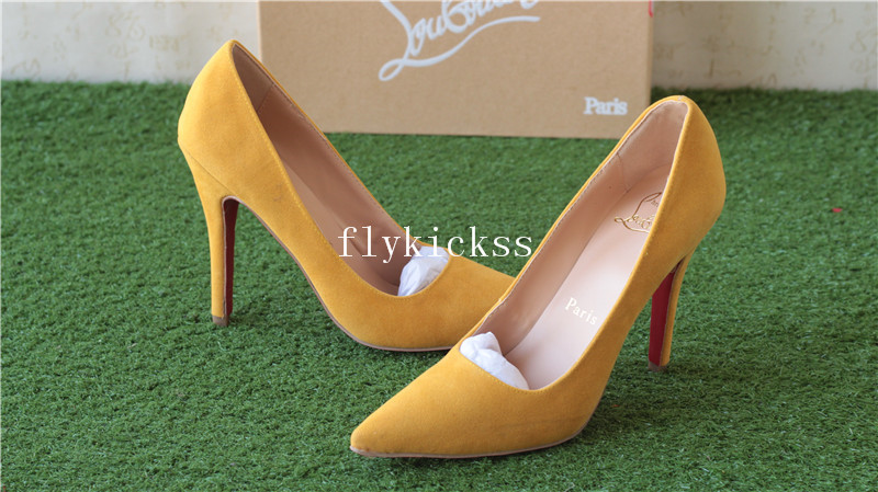 Christian Louboutin High Heels Yellow